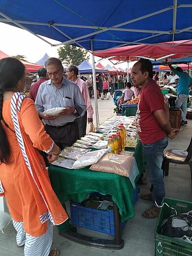 Stall at Farmer's Market in Pune