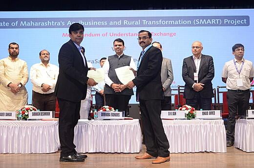 Felicitation program for siging MoU with Govt. Of Maha for establishing the supply chain for Organic produce